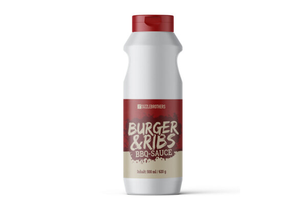 Burger & Ribs BBQ-Sauce – 500ml