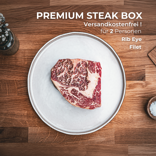 Steak-Box PREMIUM (2 Personen / VERSANDKOSTENFREI)