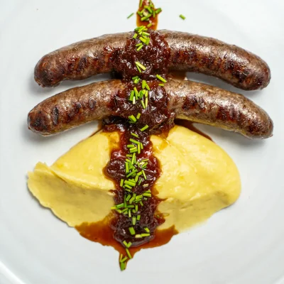 Wagyu-F1 grobe Bratwurst (4 Stk.)